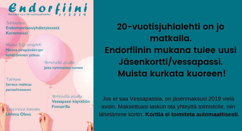 Ajankohtaista Endorfiini